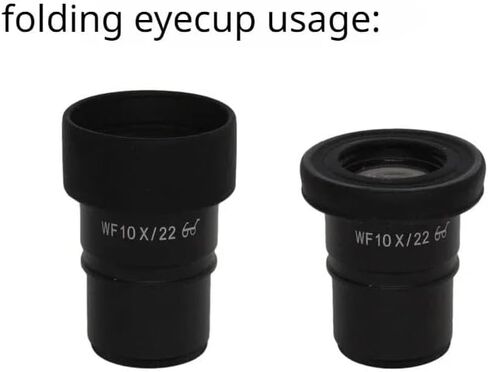 2pcs 28-36mm مختلفة من المطاط الناعم العيون العيون دروع أكواب العين حراس مناظير مجهر التلسكوب رؤية الرؤية الليلية (أسود) in Kuwait