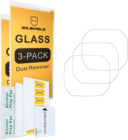 Mr.Shield Screen Protector متوافق مع Casio W-218H / W218H / W-218HM-5BV Series [Glass Glass] [3 عبوات] [زجاج اليابان مع صلابة 9H] in Kuwait