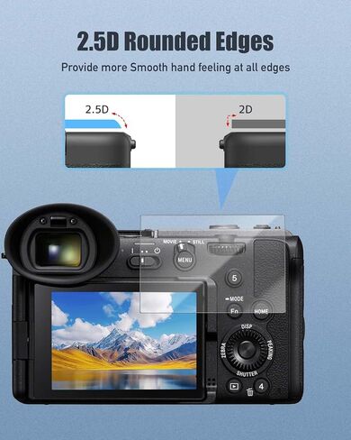واقي شاشة 2 حزمة لسيوني ilme-fx2-9h صلابة الزجاج المقسّر لكاميرا رقمية ilme-fx2 sony ، ودخل ، خالية من الفقاعات ، وضوح HD in Saudi Arabia