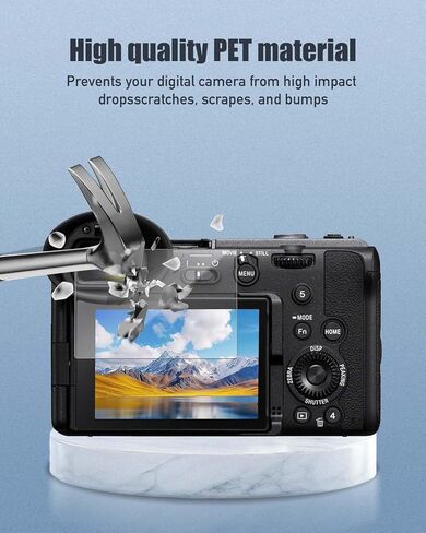 واقي شاشة 2 حزمة لسيوني ilme-fx2-9h صلابة الزجاج المقسّر لكاميرا رقمية ilme-fx2 sony ، ودخل ، خالية من الفقاعات ، وضوح HD in Saudi Arabia
