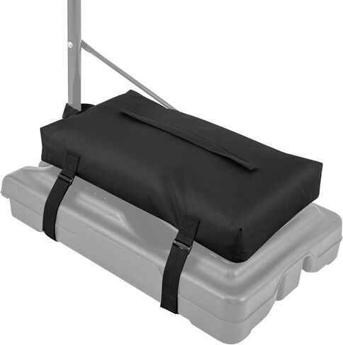 GYMAX Basketball Hoop Weighted Base Anchor, Heavy Duty Sandbag for Basketball Hoops, Waterproof & Wear-Resistant 900D Oxford Fabric, Adjustable Buckled Straps, 300 LBS Load Weight, Bag Only in Saudi Arabia