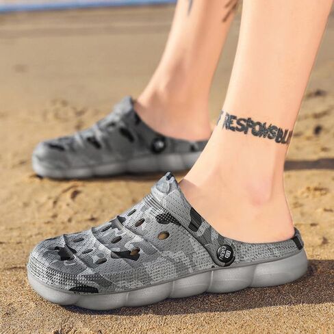 Unisex Garden Clogs Water Shoes Beach Shoes Slippers Sandals Non Slip Clogs Lightweight Comfortable Arch Support in Kuwait