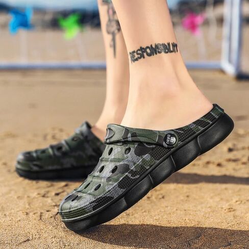 Unisex Garden Clogs Water Shoes Beach Shoes Slippers Sandals Non Slip Clogs Lightweight Comfortable Arch Support in Kuwait
