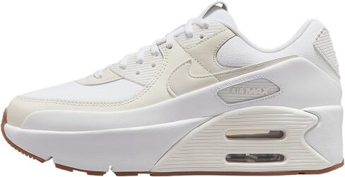 Nike Air Max 90 LV8 أحذية نسائية (FD4328-111 ، أبيض/ناعم/بلاتين الصبغة/الشراع) in Saudi Arabia