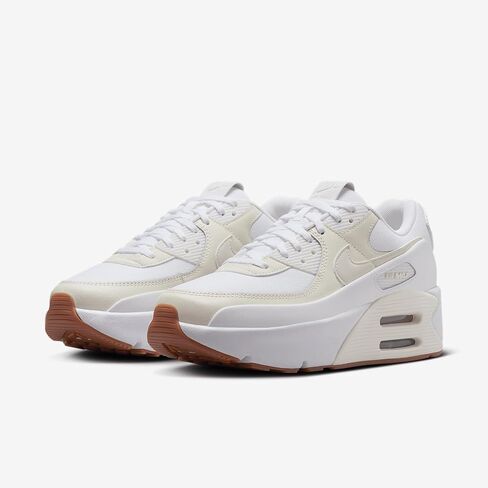 Nike Air Max 90 LV8 أحذية نسائية (FD4328-111 ، أبيض/ناعم/بلاتين الصبغة/الشراع) in Saudi Arabia