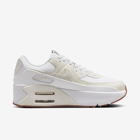 Nike Air Max 90 LV8 أحذية نسائية (FD4328-111 ، أبيض/ناعم/بلاتين الصبغة/الشراع) in Saudi Arabia