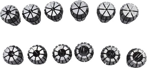 12pcs ER-16 SPRING COLLET SET 1/32-3/8 بوصة مناسبة لأداة مخرطة طحن CNC in Kuwait