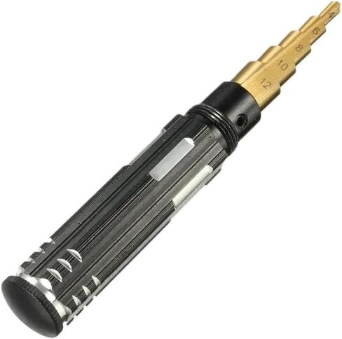 1pcs 4-12mm متعددة المستويات Reamer Titanium Steel Sedy Tool مع Cap in Saudi Arabia