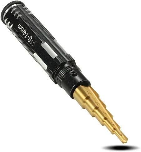 1pcs 4-12mm متعددة المستويات Reamer Titanium Steel Sedy Tool مع Cap in Saudi Arabia