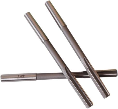 4.5mm 5mm 5.5mm 6mm 6.5mm Cutting Dia HSS High Speed Steel Straight Shank Machine Rotating Tool Milling Cutter Chucking Reamer(2Pieces 5mm) in Saudi Arabia