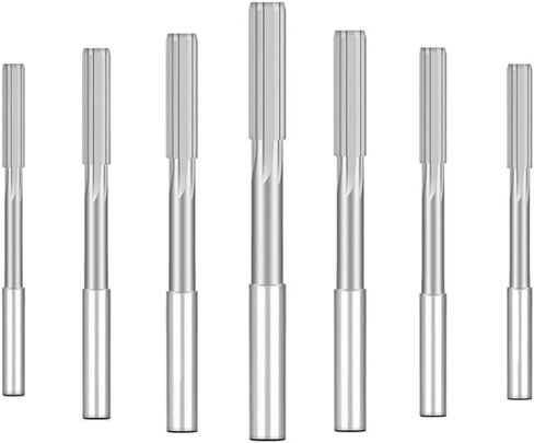 2-12mm Machine Reamer Set H7 HSS Straight Shank Milling Chucking Reamer 4-14pcs Machine Cutter Tools Fit for Metal Steel Aluminum(10pcs 3-12mm Set) in Saudi Arabia