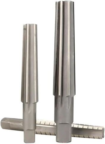 CMCP 2pcs Morse Taper Reamer Set MT0/MT1/MT2/MT3/MT4 Steel Hand Reamers Fit for Milling Finishing Cutter Tool(2pc MT3) in Saudi Arabia