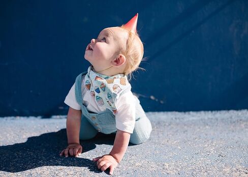 مرايل لعاب الأطفال باندانا نحاسية من أجل سيلان اللعاب والتسنين، مجموعة هدايا مرايل عصرية مكونة من قطعتين "أودري" in Kuwait