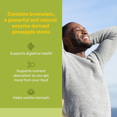 Natural Factors, Bromelain 500 mg, Enzyme Support for a Healthy Digestive System, 180 Capsules. in Saudi Arabia