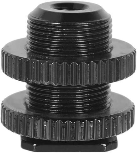 CAMVATE 1/4"-20 Male Thread Screw + Table/Ceiling Mount with 5/8"-27 Female Thread + 5/8"-27 Male Threaded Cold Shoe Adapter in Saudi Arabia