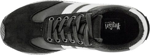 Corkys Footwear Hey Girl Jet Lag Fashion Sneaker-حذاء أنيق من الدانتيل مع نعل أفخم ناعم للراحة طوال اليوم ، منصة خفية ، وخطوط جانبية in Saudi Arabia
