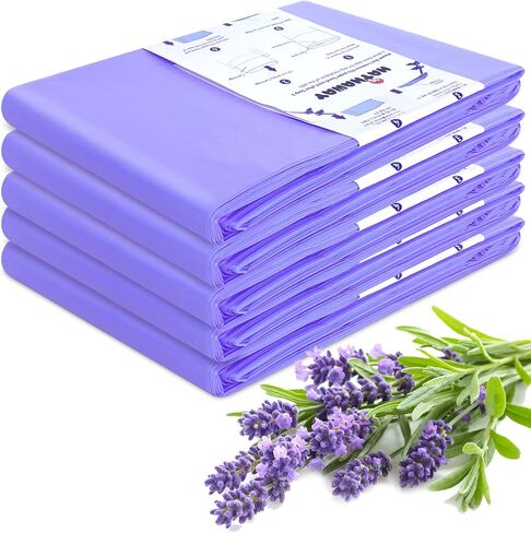 أكياس إعادة ملء Pail Diaper متوافقة مع سطل Dekor Mini Diaper ، طول 30 ٪ إضافي ، رائحة اللافندر ، 5 حزمة in Kuwait