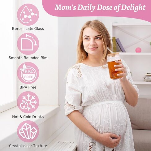 ‎EARLY MINDS New Mom & Baby Girl Gift Set, Newborn Essentials Stuff for First Time Moms, Pregnancy Gifts for Gender Reveal, Baby Shower, Expecting Mom Care Package After Birth in Saudi Arabia