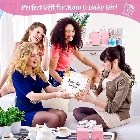 ‎EARLY MINDS New Mom & Baby Girl Gift Set, Newborn Essentials Stuff for First Time Moms, Pregnancy Gifts for Gender Reveal, Baby Shower, Expecting Mom Care Package After Birth in Saudi Arabia