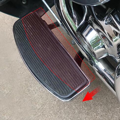 طقم تمديد لوح الأرضية للسائق مقاس 1-1/4 بوصة من HDBUBALUS مناسب لدراجات Harley Touring Electra Glides Road Glides Road Kings Street Glides 2009-2023 Trikes 2009-2013 in Saudi Arabia