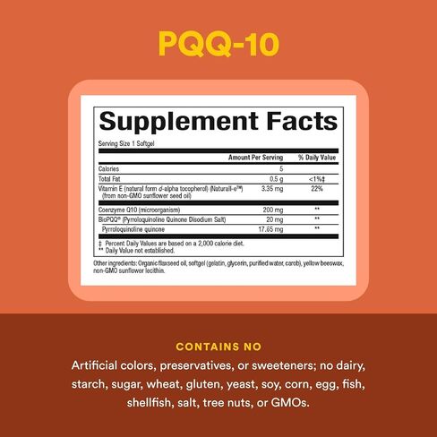 Natural Factors, PQQ-10, Supports Energy and Healthy Aging, Dietary Supplement, 30 softgels (30 servings) in Saudi Arabia