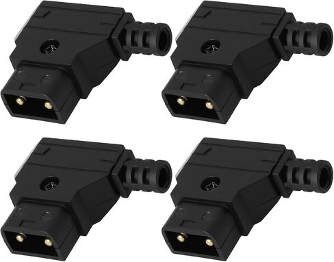 Sing F Ltd 4pcs 4.2mm Male D-Tap Connector DTAP قابس متوافق مع V-Mount مع بطاريات كاميرا Anton Black in Saudi Arabia