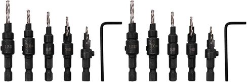 Mobestech 10pcs cumberink bit bit مع Allen Key من أجل الصلب عالي السرعة للتجميل للبلاستيك النجارة وحفر المعادن in Saudi Arabia