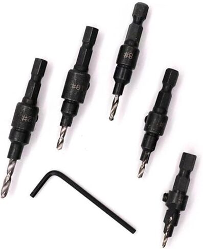 Mobestech 10pcs cumberink bit bit مع Allen Key من أجل الصلب عالي السرعة للتجميل للبلاستيك النجارة وحفر المعادن in Saudi Arabia