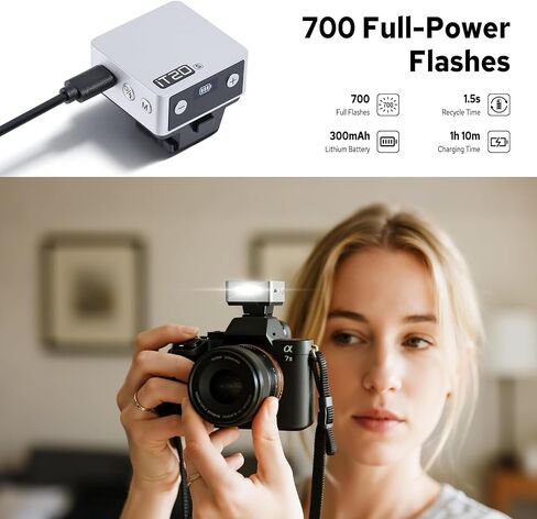 GODOX iT20 F iT20-F Mini Flash for Fujifilm, TTL Camera Flash for Fujifilm, 1.5s Recycle Time, 700 Full Power Flashes, Built-in 300mAh Battery with Magnetic Spreader & Color Filter(Black) in Saudi Arabia