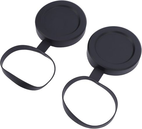 2PCS COPS CAPS CAPS Rubber Snug Fit Lens Telescope Cover for ID 61 to 64mm monocular monocular in Kuwait