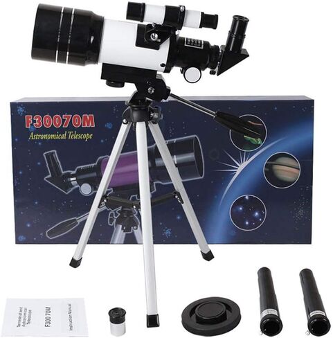 Astro Reflector Telescope, Zoom Monocular Telescope, Fully Versatile Coated Optical Glass Lens + Phone Clip+Tripod, Up to 150 Times in Saudi Arabia