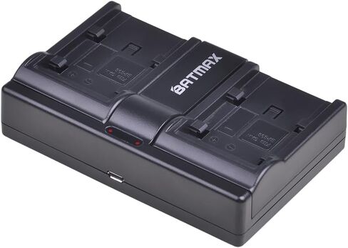 Batmax 2PCS 2900MAH BP-828 Battery + Rapid LCD Dual Charger لـ Canon Vixia HF G50 ، HF G60 ، HF G70 ، XA15 ، XA20 ، XA25 ، XA60 ، XA65 ، XA70 ، XA40 ، XA45 ، XA50 ، XA55 ، HFG30 ، XA10 ، XA11 كاميرات in Saudi Arabia
