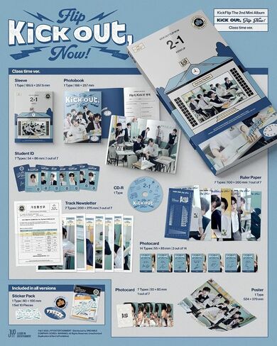 KickFlip Kick Out, Flip Now! 2nd Mini Album (Photobook - Break time ver.) in Kuwait