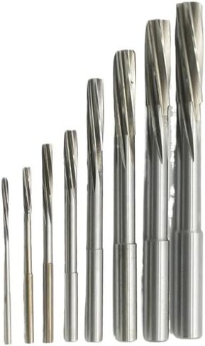 H7 chucking Reamer HSS M2 كامل الطحن للأخدود الحلزوني المستقيم شانك رمير (8 مم) in Saudi Arabia