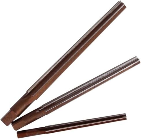 6 دقة عالية الدقة 3 4 5 6 8 10 12mm HSS 1:50 Taper Hand Reamer Milling Cutter Straight Flute Pack من 7 in Saudi Arabia