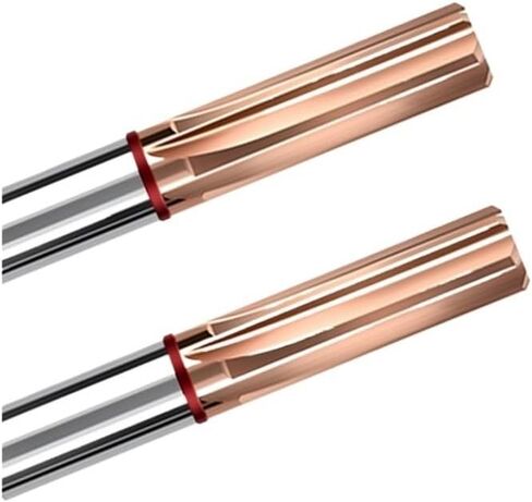 1.0mm-12mm 50~80 Long HRC55 Tungsten Steel Carbide Nano Coating Straight Groove Reamers Fit for CNC Machining Reamer Tools(4.5x25x50L) in Saudi Arabia
