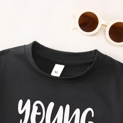 Young Wild and Three Birthday Boy Shirt 3rd Birthday Outfit Toddler T-Shirt 3 Year Old Boy Third Party Tee Tops in Saudi Arabia