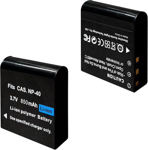 كاس. شاحن بطارية NP-40 ، شاحن بطارية الكاميرا الرقمية مع قطعة واحدة NP-40 3.7V 850MAH in Saudi Arabia