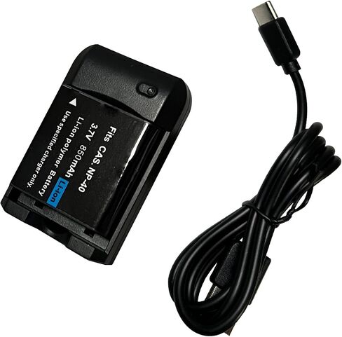 كاس. شاحن بطارية NP-40 ، شاحن بطارية الكاميرا الرقمية مع قطعة واحدة NP-40 3.7V 850MAH in Saudi Arabia
