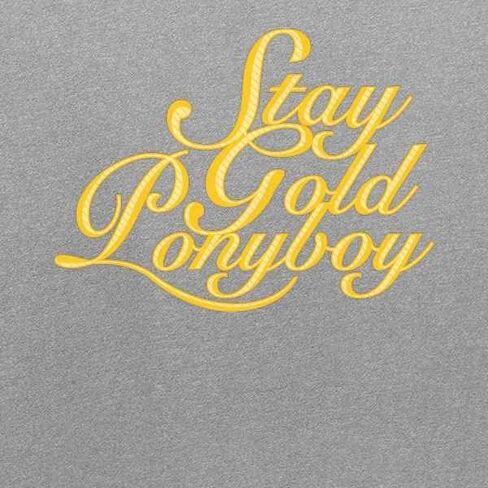Pop Threads Stay Gold Ponyboy Infant Baby Boy Girl Bodysuit in Saudi Arabia