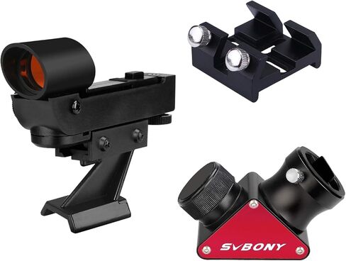 حزمة Svbony Red Dot Finderscope مع قوس Mount Base -base Universal و SV188P النجم المرآة العازلة للتلسكوب البصري للتلسكوب البصري in Saudi Arabia