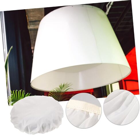 Pendant Lamp Shade Diffuser Barrier for Round Lampshades Protection for Table Lamps Chandeliers Easy to Clean and Versatile Lighting Accessory in Saudi Arabia