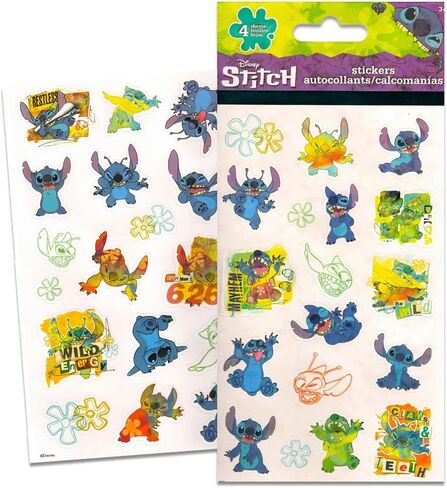 Disney Stitch Datinware Plates 3 Pack - حزمة مع 3 ألواح بلاستيكية للملاك والملاك للأطفال بالإضافة إلى ملصقات ، المزيد in Saudi Arabia