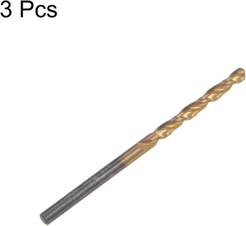 #us 3pcs 3.3mm titanium مغطى M42 عالية السرعة الصلب 8 ٪ الكوبالت HSS قطع الحفر in Saudi Arabia