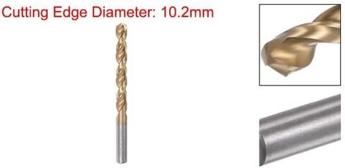 #Uus 10.2mm titanium مغلف M42 عالية السرعة الصلب 8 ٪ الكوبالت (HSS) تويست بتات in Saudi Arabia