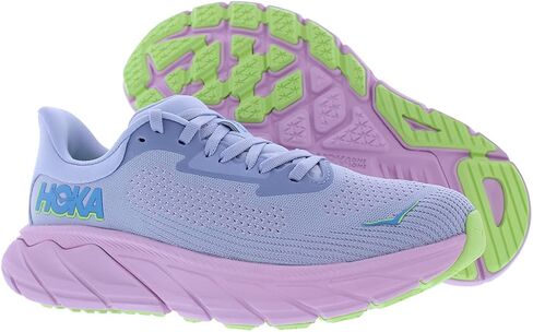 Hoka Arahi 7 Womens Shoes Size 8 ، Color: Gull/Pink Twilight in Saudi Arabia