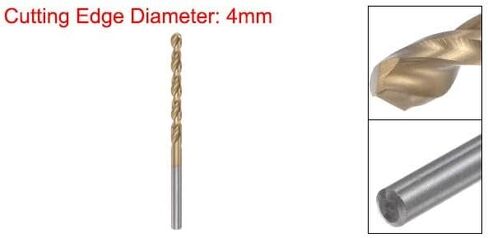#us 4mm titanium مغلف M42 عالي السرعة الصلب 8 ٪ الكوبالت HSS تويست بت in Saudi Arabia