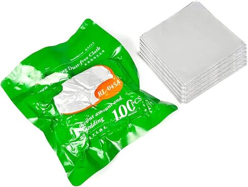 Pack of 100 Dustfree Cloths for Electronics Optical Devices Mobile Screen and Lens High Efficiency Dirt Removal in Saudi Arabia