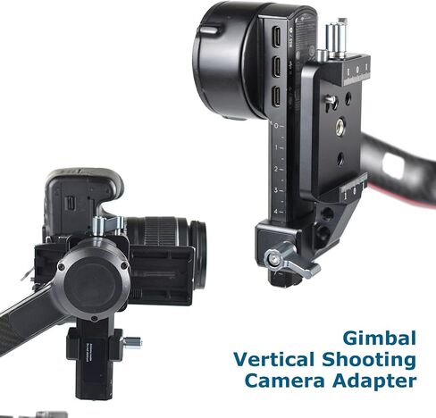 Vertical Camera Mount for DJI RS2, RS3, RS3 Pro - Gimbal Vertical Shooting Camera Adapter for YouTube Tiktok Social Media DJI Stabilizer Accessories (Integrated-V) in Kuwait