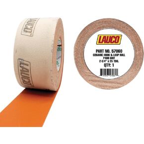 LAUCO Premium 180 Grit Ceramic Grain Hook & Loop Sanding Roll Each 2.75" x 25 Yard - Hook & Loop Continuous Longboard Sandpaper for Automotive and Woodworking in Saudi Arabia
